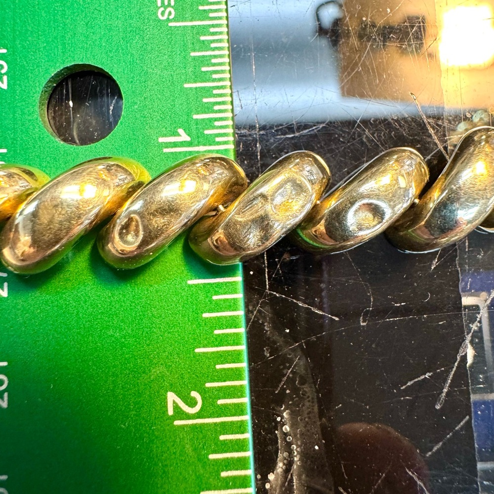Heavy 10k San Marco bracelet - Picture 7 of 8